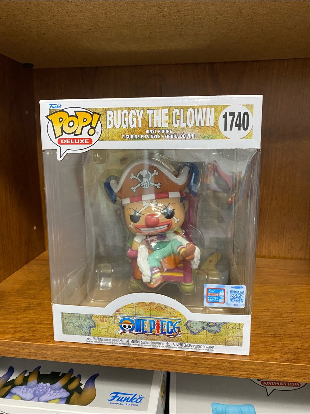 Funko Pop Deluxe Buggy The Clown Vinyl Figure - Red, Blue, Green, White